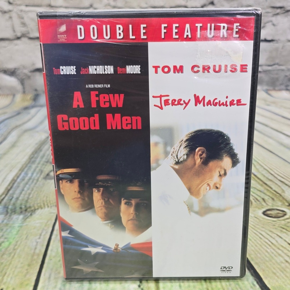 Sony A Few Good Men Jerry Maguire DVD Double Feature Tom Cruise Drama New Sealed
